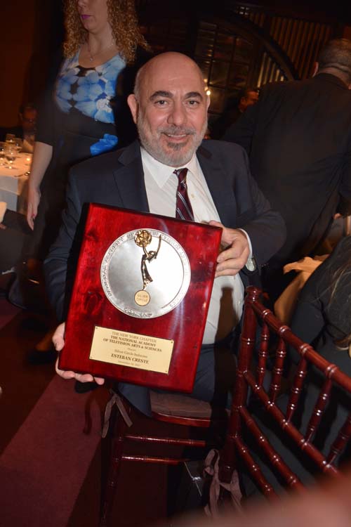 Honoree, Esteban Creste . Photo by: Rose Billings/Blacktiemaagzine.com