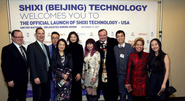Welcoming Shixi at the United Nations