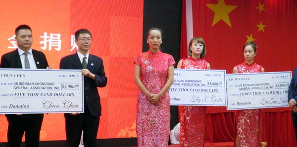 President Chen Chun, Vice President Tango Ho, Miss Manners,US Sichuan Chongqing General Association Inc. US Sichuan Chongqing General Commerce Group Inc