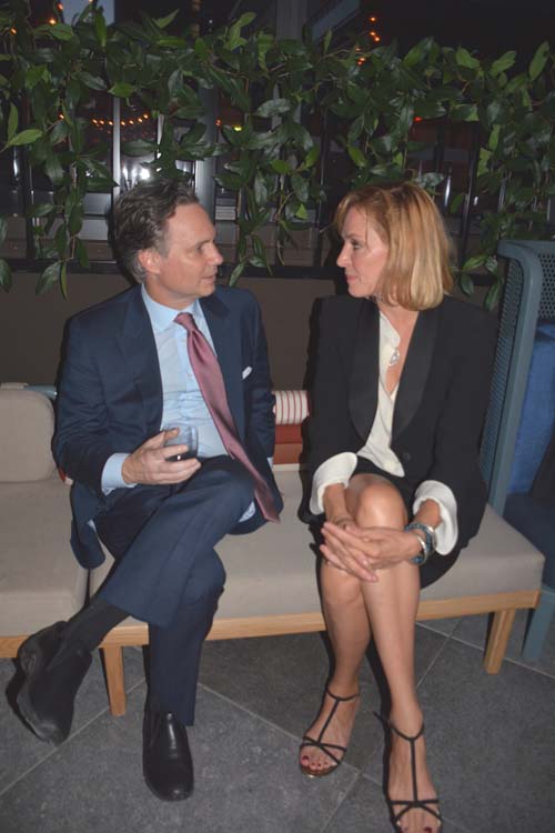 Jason Binn and Uma Thurman. Photo by: Rose Billings/Blacktiemaagzine.com