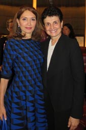 Philanthropist Jean Shafiroff and Ana L. Oliveira, President & CEO of NYWF. Photo by: Joyce Brooks/Blacktiemagazine.com