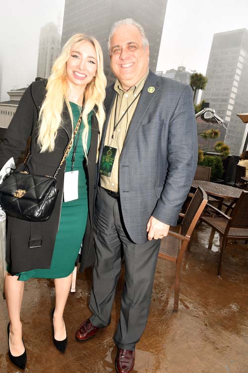 A J Catsimatidis and George C. Venizelos, Executive VP of Red Apple Group. Photo by: Rose Billings/BlackTieMagazine.com