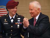 SGT Kendra Coleman and Ross Perot Sr