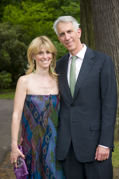 Alixandra Morgan with her husband, Keith Morgan, chairs emeritus of The Wellness Community of Philadelphia. The Morgans, residents of Gladwyne, served as honorary co-chairs for the gala along with The Honorable Edward G. Rendell.