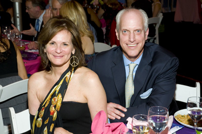 Lydie Brown and her husband, Paul deJanosi,
