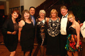Ashley Harshbarger, Dede Hill, Dan Palermo, Gila Arnoni  Director of Crossroads School, Judy Miller, Matt Brown, and Nikki Breault.  Photo by:  Keith Brooks Photography
