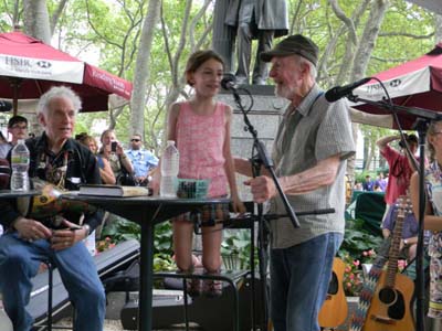 David Amram , questioning 10 year old, Pete Seeger