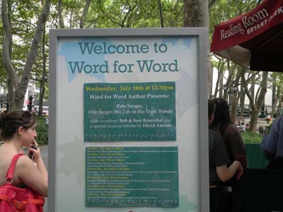 Word for Word - Peter Seeger Event