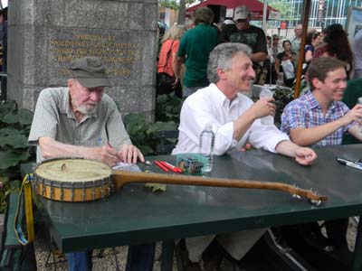 Pete Seeger, Sam Rosenthal, Rob Rosenthal