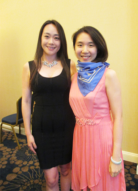 Ms. Hailan Cui. Artistic Director, ATV Miss Asia Modeling Instructor,Ms. Xiaoxue Du. Reporter of Black Tie Magazine
