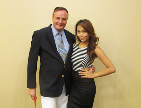 Mr. Gerard Mr. Keon. Publisher of Black Tie Magazine,Ms. Nida Taylor. Miss. Asia Gorgeous 2013. Miss. Myanmar USA 2012,