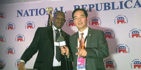  Mr. Timbo,  the president Candidate of African Sanalinon interviewed by Congress Web TV