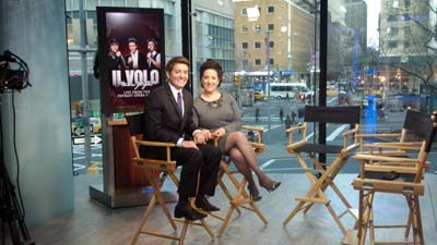 Hosting Il Volo with Jim Masters at PBS