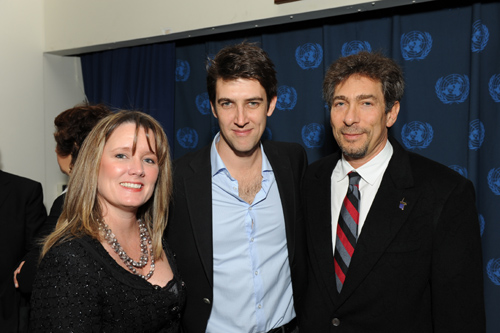 UCF Executive Director Sharon Alexander, Guy Nattiv, 