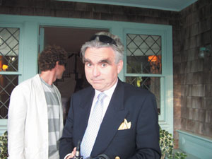 George Whipple at the Grey Gardens Summer Cocktail Event.