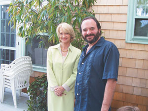 Ruth Applehoff and Josh Gladstone at the