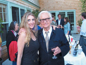  Joyce Brooks and Albert Maysles at the Grey Gardens