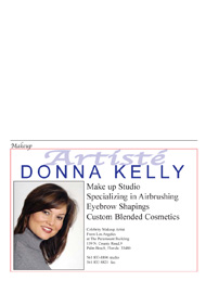 BLack Tie International, Beauty, Makeup artist, Donna Kelly