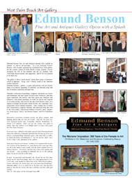 BLack Tie International, Fine Art, Edmond Benson