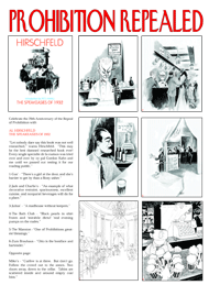 al hirschfeld, the speakeasies of1932