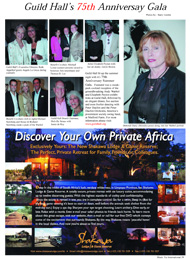 Guild Hall 75th Anniversary Gala, Shakara Game Reserve