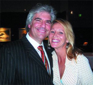 Mark Resnick and Lisa Coroniti at the UBS hospitality suite
