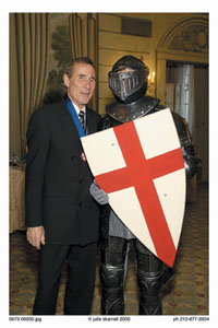 Jim Dale MBE and St. George at St. George's Society