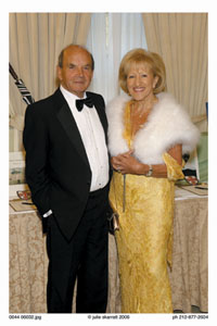 Dennis and Dorothy Clark at the St. George's Society of