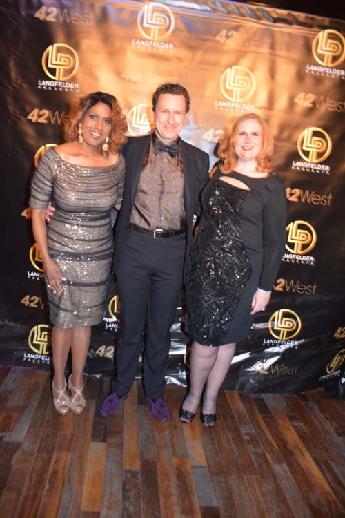 Jennifer Holliday, Jacob Langfelder, and SiriusXM's Julie James . Photo by: Rose Billings/Blacktiemagazine.com
