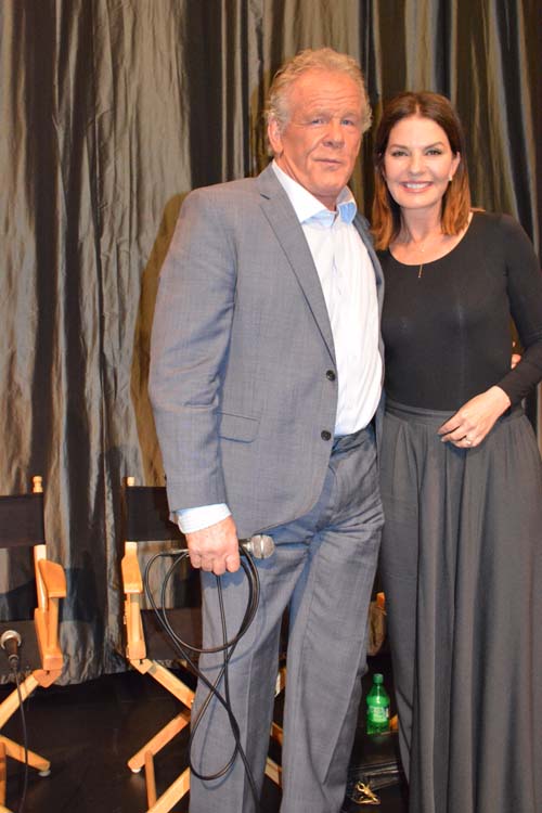 Nick Nolte and Sela Ward. Photo by: Rose Billings/Blacktiemagazine.com