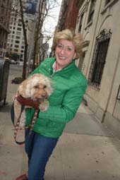 Pam Laudenslager and Lucy . Photo by: Rose Billings/Blacktiemagazine.com