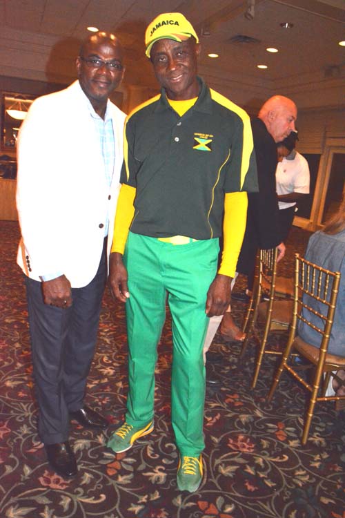 Lowell Hawthorne (Chairman of AFUWI) and Norman Prye. Photo by: Rose Billings/Blacktiemagazine.com