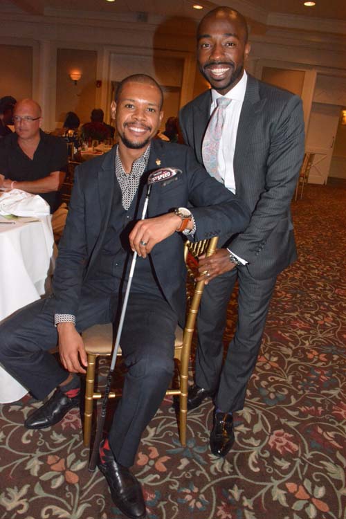 Avison Gooding and Bernard Jasmin. Photo by: Rose Billings/Blacktiemagazine.com
