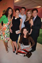 Dawne Marie Grannum, Nicole DiCocco, Michael Travin, Joy Marks and Alan Marks, Penny Granr, MD. Photo by: Rose Billings/Blacktiemagazine.com