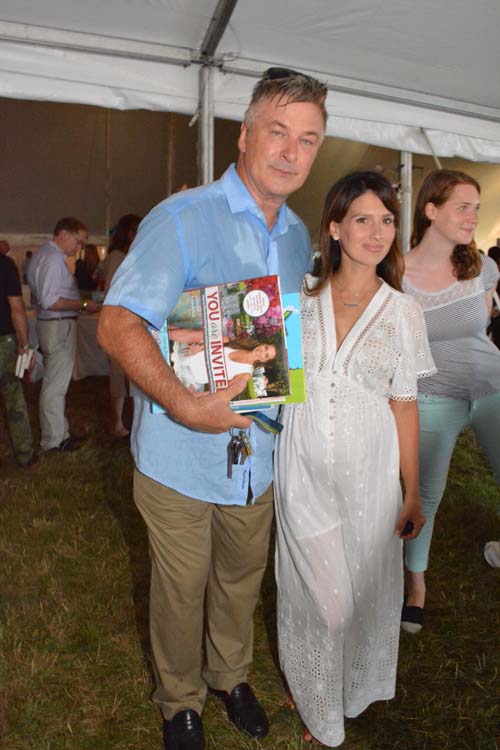 Alec Baldwin and his lovely wife Hilaria Baldwin.  Photo by:  Rose Billings/Blacktiemagazine.com