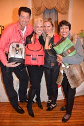 Jeff Bernhard, Dianne Bernhard, Allison Bernhard and Mary E Cava,. Photo by: Rose Billings/Blacktiemagazine.com