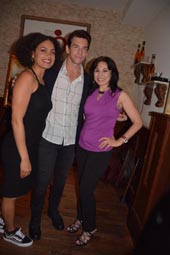 Barrett Doss, Andy Karl and Valerie Smaldone. Photo by: Rose Billings/Blacktiemagazine.com