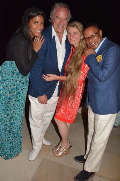 Alia Jones-Harvey, Stewart Lane, Bonnie Comley and Stephen Byrd. Photo by: Rose Billings/Blacktiemagazine.com