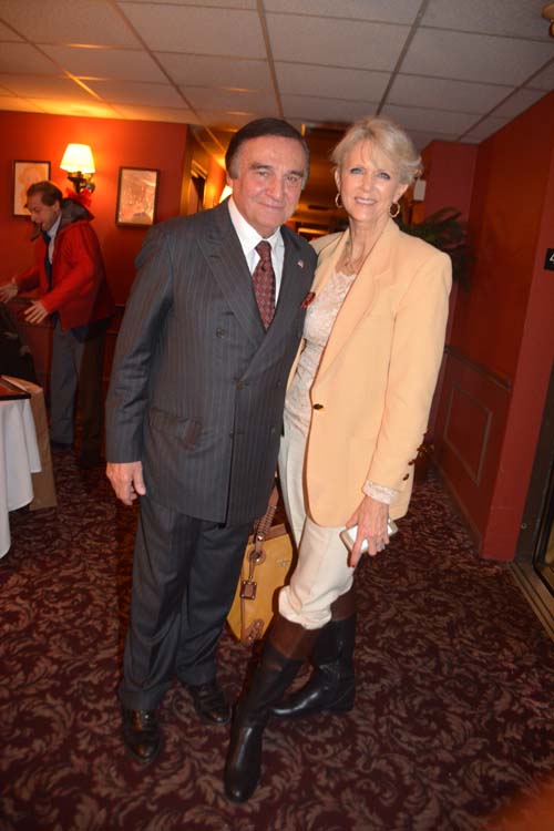 Tony Lo Bianco and his lovely wife Alyse. Photo by: Rose Billings/Blacktiemagazine.com