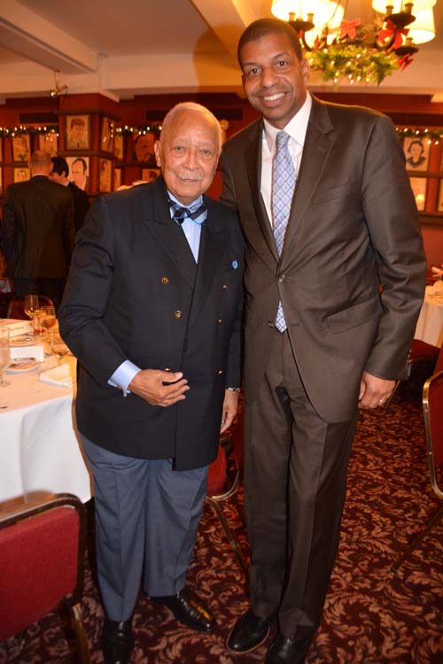 David N. Dinkins and Julio Peterson. Photo by: Rose Billings/Blacktieagazine.com