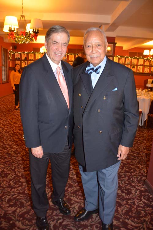 Michael Presser, Executive Director Inside Broadway, And David N. Dinkins. Photo by: Rose Billings/Blacktiemagazine.com
