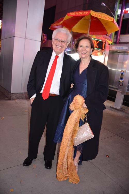 Jerry Zaks and Faye Fisher, his partner. Photo by: Rose Billings/Blacktiemagazine.com