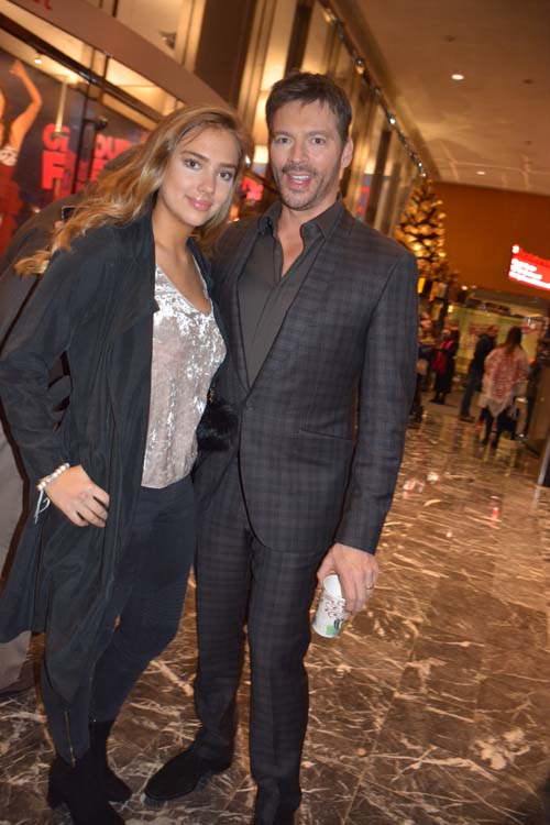 Harry Connick Jr and his lovely daughter. Photo by: Rose Billings/Blacktiemagazine.com