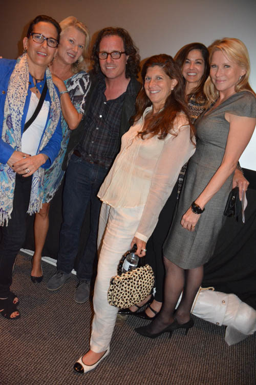 Maris Davis, Lilliana Cavendish, Davis Guggenheim, Cindy Farkas, Dayssi Olarte DeKanavos, and Patricia Duff. Photo by: Rose Billings/Blacktiemagazine.com