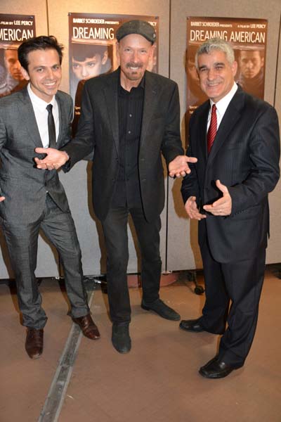 Praq Rado, Lee Percy and Qemal Zylo (founder and President Alba Life Inc.). Photo by: Rose Billings/Blacktiemagazine.com