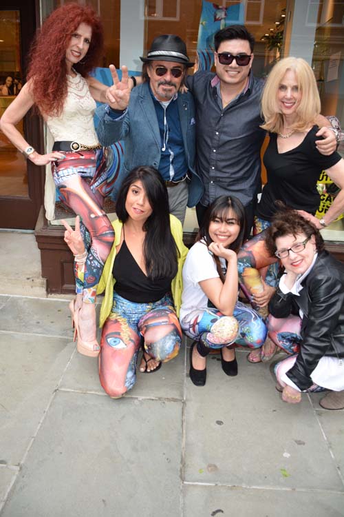 Susan Korwin, Philippe Valy Nick Tordella and Sharon BarnettTop row, Ana Noel, Kea Chan Christine Lehr. Photo by: Rose Billings/Blacktiemagazine.com.