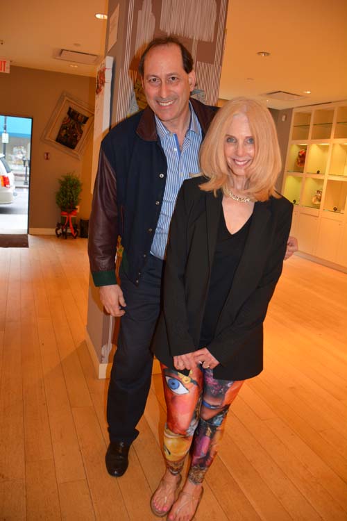 Michael Rubinstein and Sharon Barnett.  Photo by:  Rose Billings/Blacktiemagazine.com