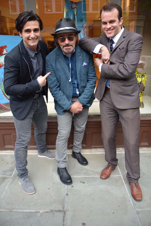 Guisseppe Bausilio, Philippe Valy and Alexis Chevalier. Photo by: Rose Billings/Blacktiemagazine.com