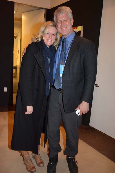 Mandy Ward co-founder and David Schwartz . Photo by: Rose Billlings/Blacktiemagazine.com
