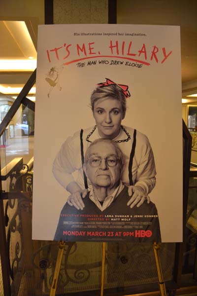 It's Me Hilary poster. Photo by: Rose Billings/Blacktiemagazine.com